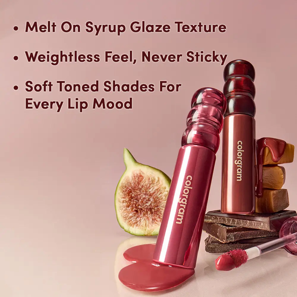 [NEW] COLORGRAM DEEP GLAZE LIP GLOSS I Korean Makeup I Ultimate Sugar-Coated Glow and Non-Stickty Lightweight Finish I High-Shine Glossy I Korean Lip I Summer Make Up