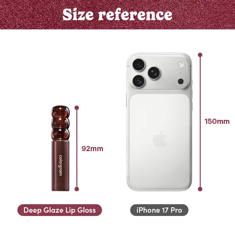 [NEW] COLORGRAM DEEP GLAZE LIP GLOSS I Korean Makeup I Ultimate Sugar-Coated Glow and Non-Stickty Lightweight Finish I High-Shine Glossy I Korean Lip I Summer Make Up