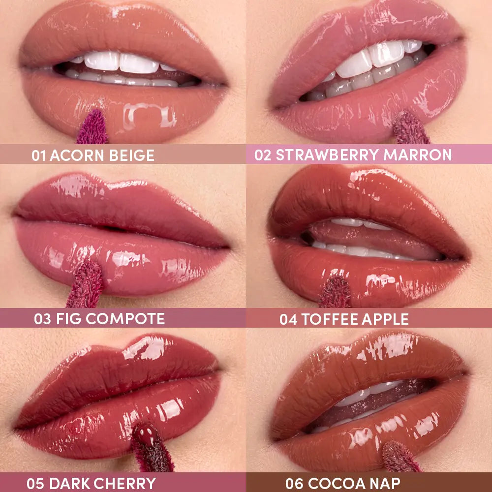 [NEW] COLORGRAM DEEP GLAZE LIP GLOSS I Korean Makeup I Ultimate Sugar-Coated Glow and Non-Stickty Lightweight Finish I High-Shine Glossy I Korean Lip I Summer Make Up